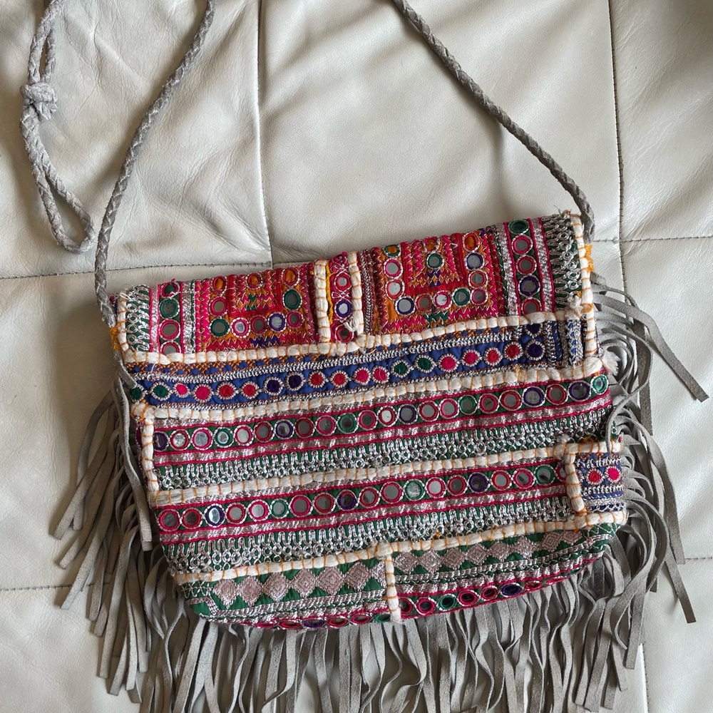 Calypso St Barth Boho Fringe Multi Purse - Picture 2 of 8